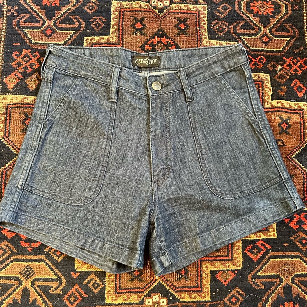 Courtshop Denim High Waisted Shorts 28